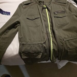 Express Khaki Utility Jacket